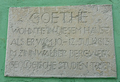 Goethe in Zinnwald - Sachsen