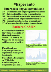 #Esperanto  Barbara Cassin non-langue