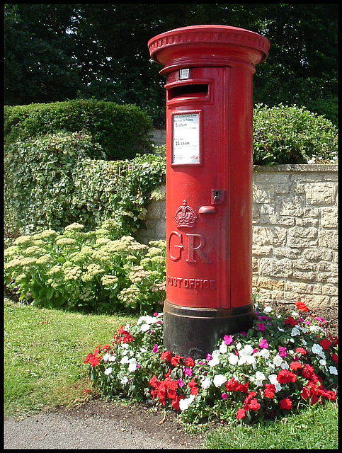 floral post box