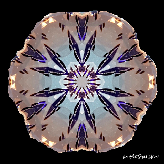 A crystal fractal