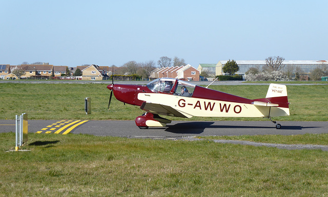 G-AWWO at Solent Airport - 2 April 2021