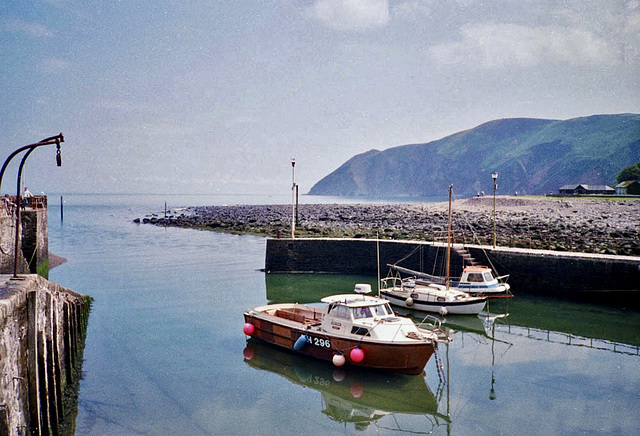 The Harbour at Lynmouth (Scan from July 1991)