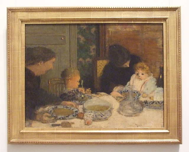 The Childrens' Meal by Bonnard in the Metropolitan Museum of Art, January 2010