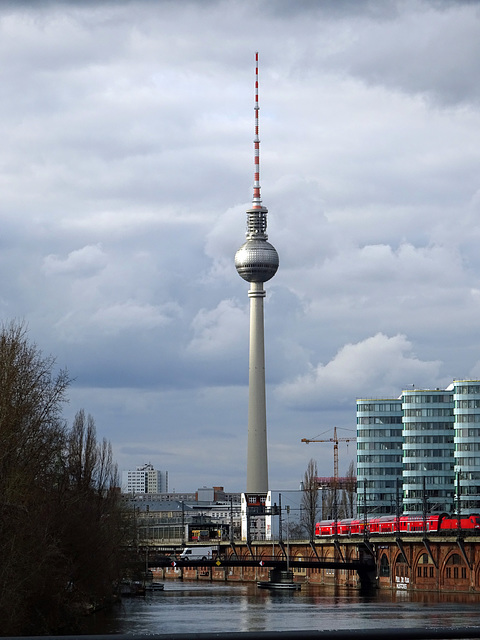TV tower 368 m. , berlin
