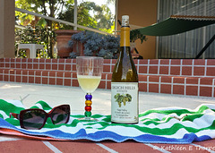 Home pool, wine, and relaxation - 060416-001