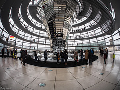 Inside the Cupola / In der Kuppel des Reichstags