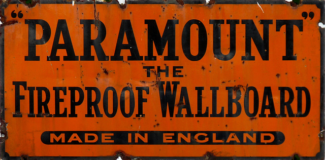 'Paramount the Fireproof Wallboard'