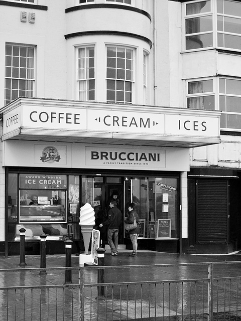 Brucciani's Coffee Bar, Morecambe.
