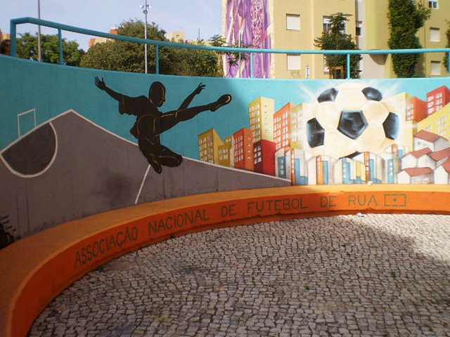 Mural of the National Association of Street Football.