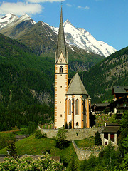 Swiss Tour 391b Heiligenblut Church