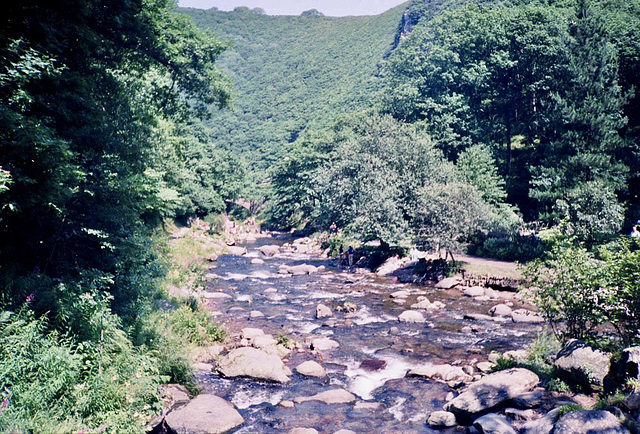 East Lyn River (Scan from July 1991)