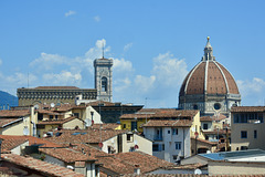 Florence 2023 – Galleria degli Ufﬁzi – View of the Duomo