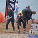 SC Triathlon 2021 - Out of the sea - shoes go on - ready to cycle - Seaford 21 8 2021