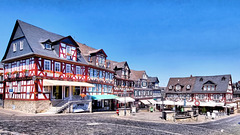 Braunfels, historischer Marktplatz. HFF
