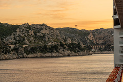 Dem Hafen von Marseille entgegen