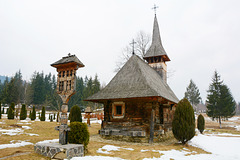 Romania, Maramureș, The Assumption Wooden Church of the Former Izvorul Negru Monastery