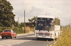 Currian Tours C75 KLG passing through Red Lodge – 20 Aug 1988 (71-7)