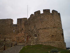 View to the keep.