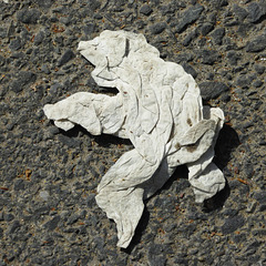 A paper dog/frog ...