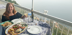 Birthday Dinner, High above the Amalfi Coast