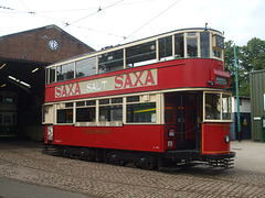 DSCF1068 Preserved London tram 1858 at the EATM, Carlton Colville - 19 Aug 2015