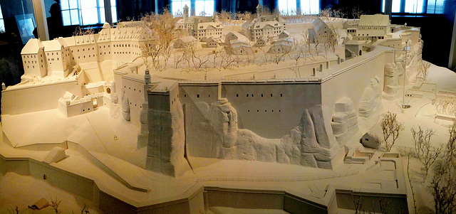 Festung Königstein. Das Modell. ©UdoSm