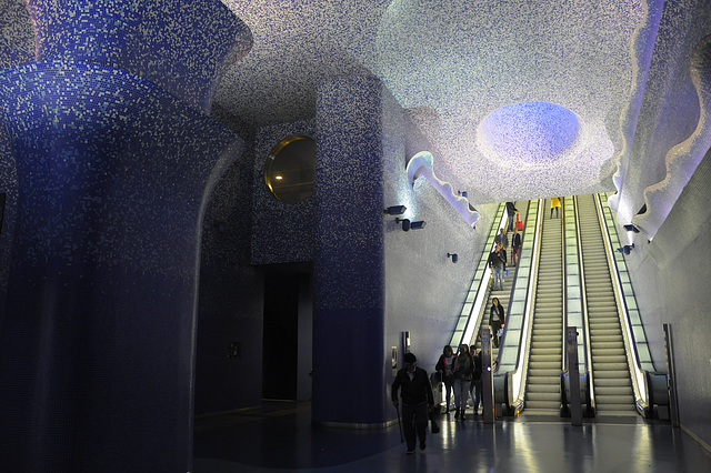 Neapel Metro Station Toledo