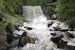 River Porter waterfall post-floods 1