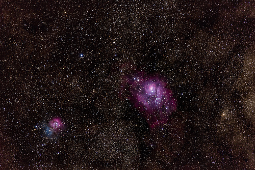 Lagoon Nebula - Trifid Nebula