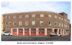 Preston Circus Fire Station Brighton 5 10 2023