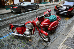Prague 2019 – Jawa motorcycle and side car