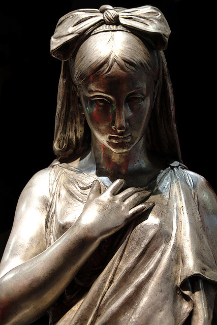 Bronze argenté de Frédéric Auguste Bartholdi .