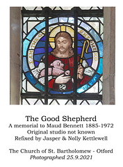 Otford, St Bartholomew, The Good Shepherd, c 1972
