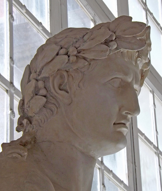 Detail of the Statue of Augustus from Herculaneum in the Naples Archaeological Museum, July 2012