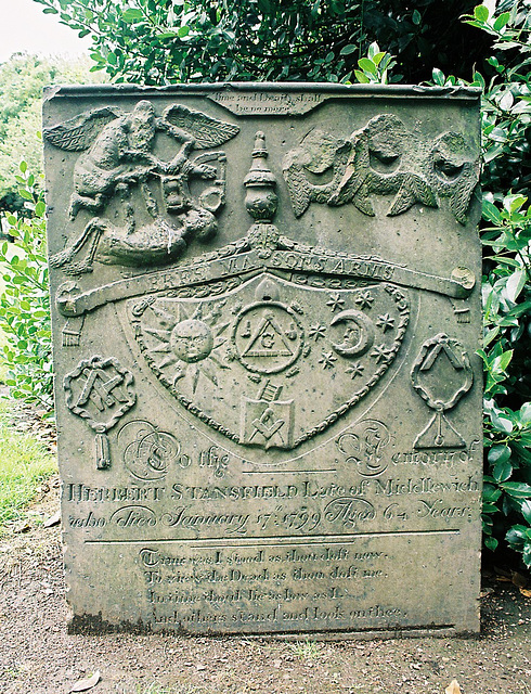 Herbert Stansfield Memorial,  St Peter ad Vincula's  Church, Glebe Street, Stoke on Trent, Staffordshire