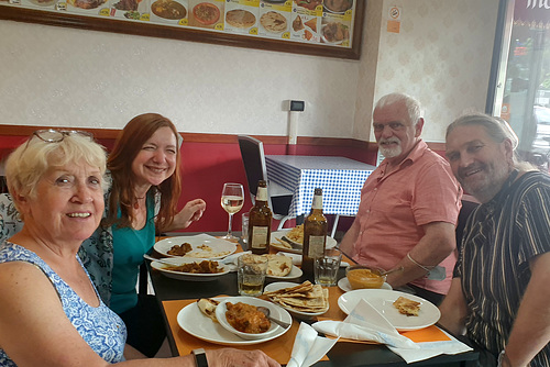 Indian Lunch with Faye and Stephen