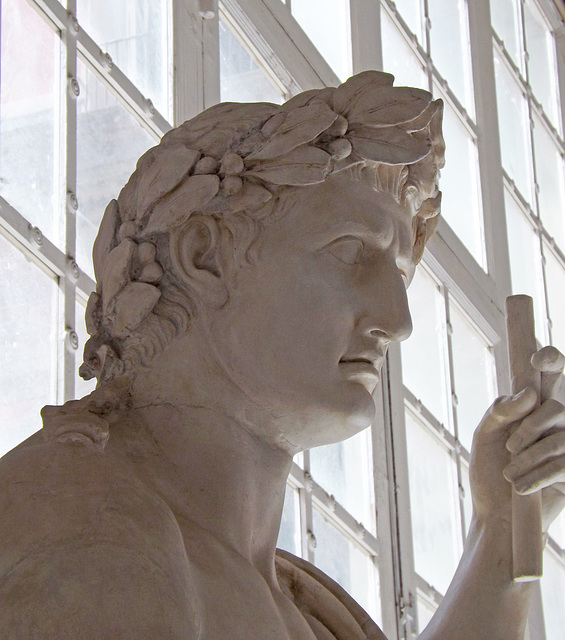 Detail of the Statue of Augustus from Herculaneum in the Naples Archaeological Museum, July 2012