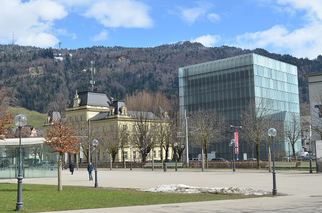 Bregenz, Postamt and Kunsthaus