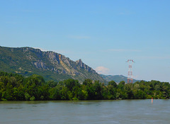 Ardèche vue du Rhône
