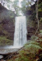 Henrhyd waterfall, Coelbren, upper Swansea valley, South Wales