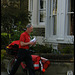 postman with bike