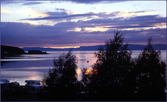 Abend am Trondheimfjord