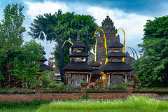 Village temple in Marga district