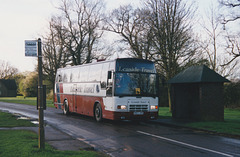 County Bus and Coach (Arriva) VPL503 (H903 AHS) in Burnham Green – 30 Mar 1999 (385-12A)