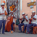 Musicans in a sideway in Santiago de Cuba
