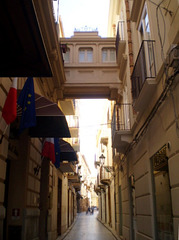 Upper passage of Hotel Stella d'Italia.