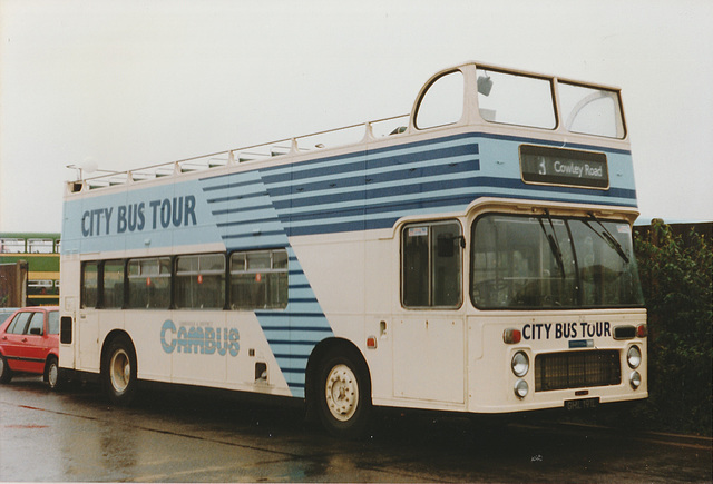 Cambus 70 (GHL 171L) at Cambridge garage - 17 Sep 1989