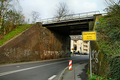 Bärenbruch, Eisenbahnbrücke (Dortmund-Marten) / 6.04.2019