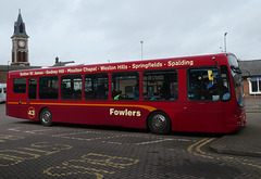 Fowlers Travel BX56 XBU in Wisbech - 21 Mar 2024 (P1170635)