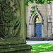 Blackburn Cathedral churchyard.